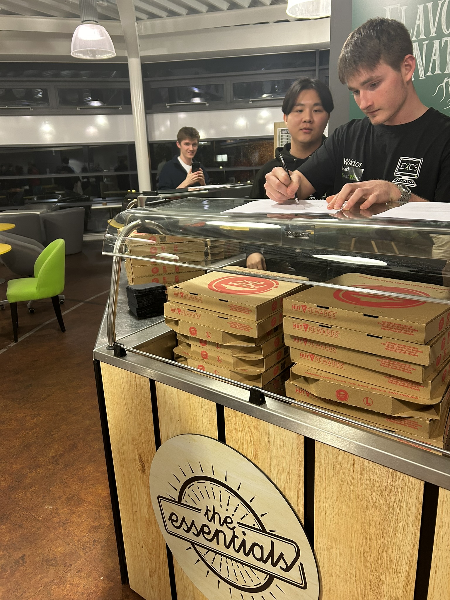 Food at the 2024 hackathon
